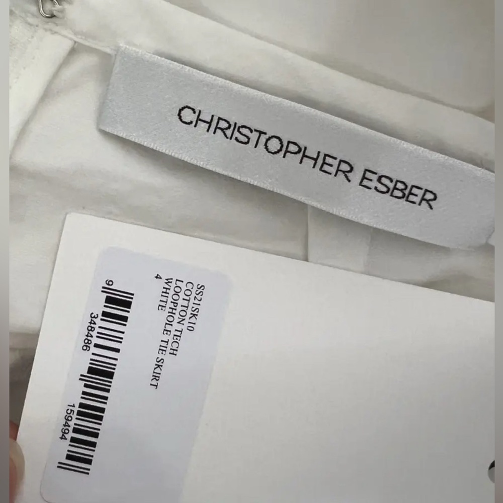 Christopher Esber Loophole Tie Skirt - Picture 13 of 13